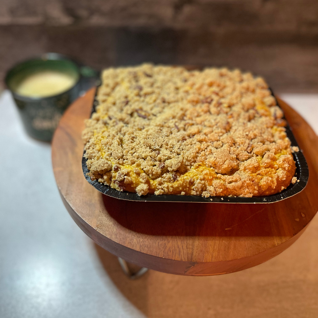 Pumpkin Streusel Coffee Cake